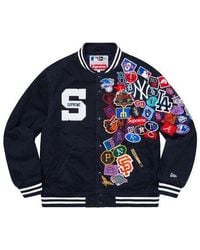 Supreme - X New Era X Mlb Varsity Jacket Multi-Color' - Lyst