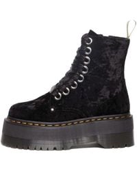 Dr. Martens - (Wmns) Dr.Martens Vegan Jadon Boot Max Crushed Velvet Platforms - Lyst