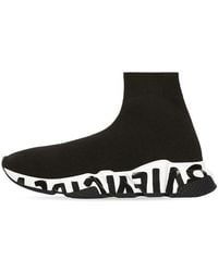 Balenciaga - (Wmns) Speed Graffiti Sneakers Knit Graffiti Sole Unit' - Lyst