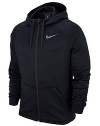 Nike - Therma Zipper Cardigan Casual Sports Hooded Jacket - Lyst