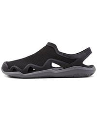 Crocs™ - Swiftwater Wave Sandal Flats - Lyst
