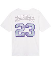 Nike - Sport Dna Solid Color Logo Alphabet Numeric Printing Short Sleeve - Lyst