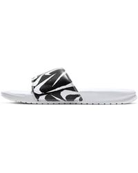 Nike - Benassi Jdi Print Slide Swoosh' - Lyst