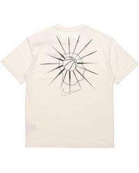 Nike - Basketball Sports Round Neck Short Sleeve Creamy - Lyst