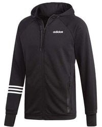 adidas - Sports Training Knit Hooded Jacket - Lyst