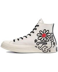 Converse - Keith Haring X Chuck Taylor All-Star 70 High Tops Egret 'Egret' - Lyst