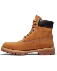 Timberland - Premium 6 Inch Waterproof Boot 'Wheat Nubuck' - Lyst