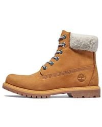 Timberland - (Wmns) Premium Inch Waterproof Boot 'Wheat Nubuck And' - Lyst