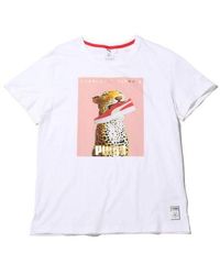 PUMA - (Wmns) X Charlotte Crossover Sp20 Logo Printing Round Neck Short Sleeve - Lyst