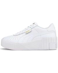 PUMA - (Wmns) Cali Wedge 'Triple' - Lyst
