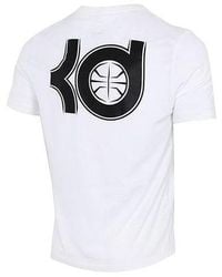 Nike - Dri-Fit Kd Durant Printing Sports Round Neck Basketball Short Sleeve - Lyst
