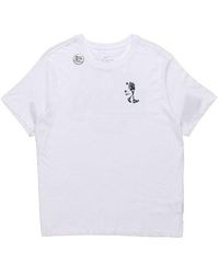 Nike - Back Basketball Graffiti Printing Short Sleeve - Lyst