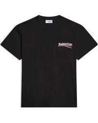 Balenciaga - (Wmns) Political Campaign Logo Short Sleeve T-Shirt - Lyst