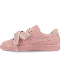 PUMA - (Wmns) Suede Heart Satin Ii Cameo - Lyst