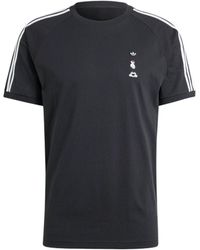 adidas - Mickey Mouse X Originals 3-Stripes Tee Asia Sizing - Lyst