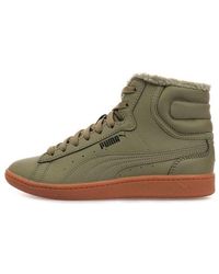 PUMA - (Wmns) Vikky Mid L Fur - Lyst
