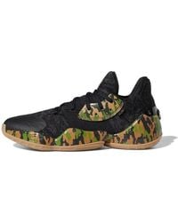 adidas - Harden Vol. 4 Mvp Nba Ef1259 Basketball Shoes Black Camouflage - Lyst