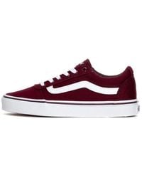 Vans - (Wmns) Ward 'Burgundy' - Lyst