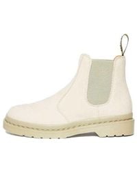 Dr. Martens - 2976 Mono Milled Nubuck Leather Chelsea Boots 'Parchment' - Lyst