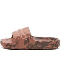 adidas - Adilette 22 Slides 'Clay Strata' - Lyst