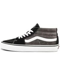 Vans - Sk8-Mid Splicing Mid Tops Casual Skateboarding Shoes - Lyst