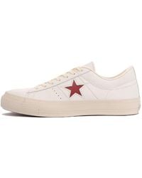 Converse - One Star J Eb Leather Crimson' - Lyst