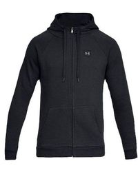 Under Armour - Rival Square Frame Logo Hooded Jacket - Lyst
