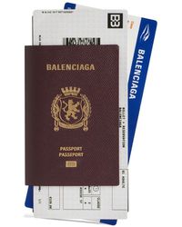 Balenciaga - Passport Long Wallet 2 Tickets 'Dark' - Lyst