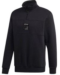 adidas - Originals Sprt Icon Qztt Athleisure Casual Sports Cardigan Fleece Lined Stand Collar Pullover - Lyst