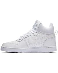Nike - Wo Trainers White Court Borough Mid 844906 110 - Lyst