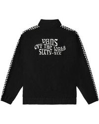 Vans - Ss22 Grid Printing Zipper Jacket Couple Style - Lyst