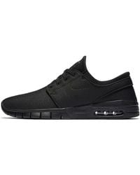 Nike - Nike Stefan Janoski Max Trainers In Black 631303-008 - Black - Lyst