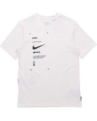 Nike - As Sportswear Swsh Club Tee Sail - Lyst
