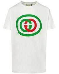 Gucci - Cotton Oversize With Interlocking G - Lyst