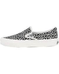 Vans - Comme Des Garcons X Og Classic Slip-On 'Cdg Print - Lyst