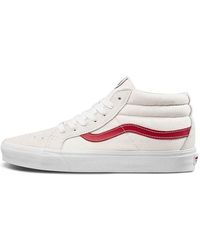 Vans - Sk8-mid Stylish Lightweight Mid-top Casual Skate Shoes White - Lyst