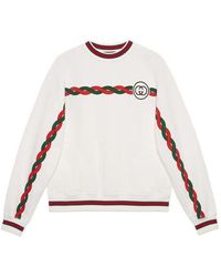 Gucci - Cotton Sweatshirt With Interlocking G - Lyst