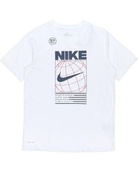 Nike - Dri-Fit Geometry Pattern Logo Printing Quick-Dry Sports T-Shirt - Lyst