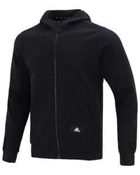 adidas - M Fi Dblknt Fz Casual Sports Cardigan Hooded Jacket - Lyst