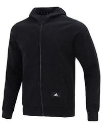 adidas - M Fi Dblknt Fz Casual Sports Cardigan Hooded Jacket - Lyst