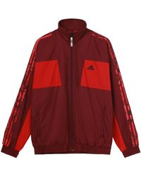 adidas - Limited Reversible Fleece Lined Colorblock Stand Collar Logo Jacket - Lyst
