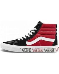 Vans - Sk8-Hi Sidewall Logo Racing Suede Skate Shoes Racing' - Lyst