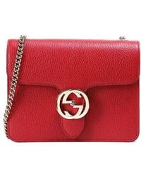Gucci - (Wmns) Leather Organ Crossbody Bag Single Shoulder Bag - Lyst