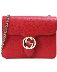 Gucci - (Wmns) Leather Organ Crossbody Bag Single Shoulder Bag - Lyst