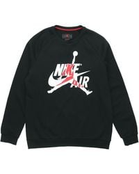 Nike - Jordan Air Flying Printing Knit Round Neck Pullover - Lyst