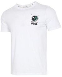 PUMA - Graffiti Photo Print Short Sleeve T-Shirt - Lyst