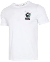 PUMA - Graffiti Photo Print Short Sleeve T-Shirt - Lyst
