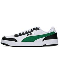 PUMA - Caracal Wear-resistant Lightweight Low Tops Casual Skateboarding Shoes White - Lyst