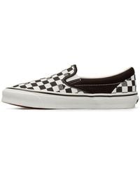 Vans - Dover Street Market X Og Classic Slip-On Lx Checkerboard' - Lyst