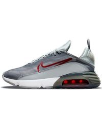 red white and grey air max